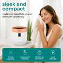SereneLife Counter Towel Warmer Bucket - with Customized Fragrance for Spa and Bathroom, Luxury Heater, Auto Shut Off, Fits 1 Large Blanket, Bathrobe, PJs (Natural)