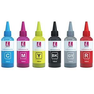 LNKCOS 6×100ML Sublimation Ink for XP15000 XP 15000 XP-15000 Printer (Black, Cyan, Magenta, Yellow, Gray, Red)