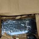 RAPOO Wireless Keyboard and Laser Mouse Combo,Multi Device (Bluetooth 4.0+3.0+2.4G) Keyboard and Mouse Set,Ultra-Slim Computer Keyboard Compact Design for Windows/Android/Mac OS