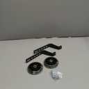 Mehome Flash Training Wheels for 12 14 16 18 20 Inch Kids BikeHeavy Duty Training Wheels are for Single Speed Bicycle (Black)