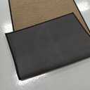 Artoid Mode Washable Non Skid Kitchen Rugs and Mats Doormat, Absorbent Door Mat Rugs for Kitchen Floor Front of Sink Hallway Black 17x47 Inch