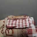 jejeloiu Abstract Comforter Set King Size Red Geometric Bedding Set for Kids Boys Girls Modern Stripe Duvet Quilt Red and White Bedroom Decor Microfiber 3 Pcs with 2 Pillow Cases