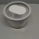 iDesign Large Round Fridge Produce Bin with Removable Drainage Tray and Lid - Gray