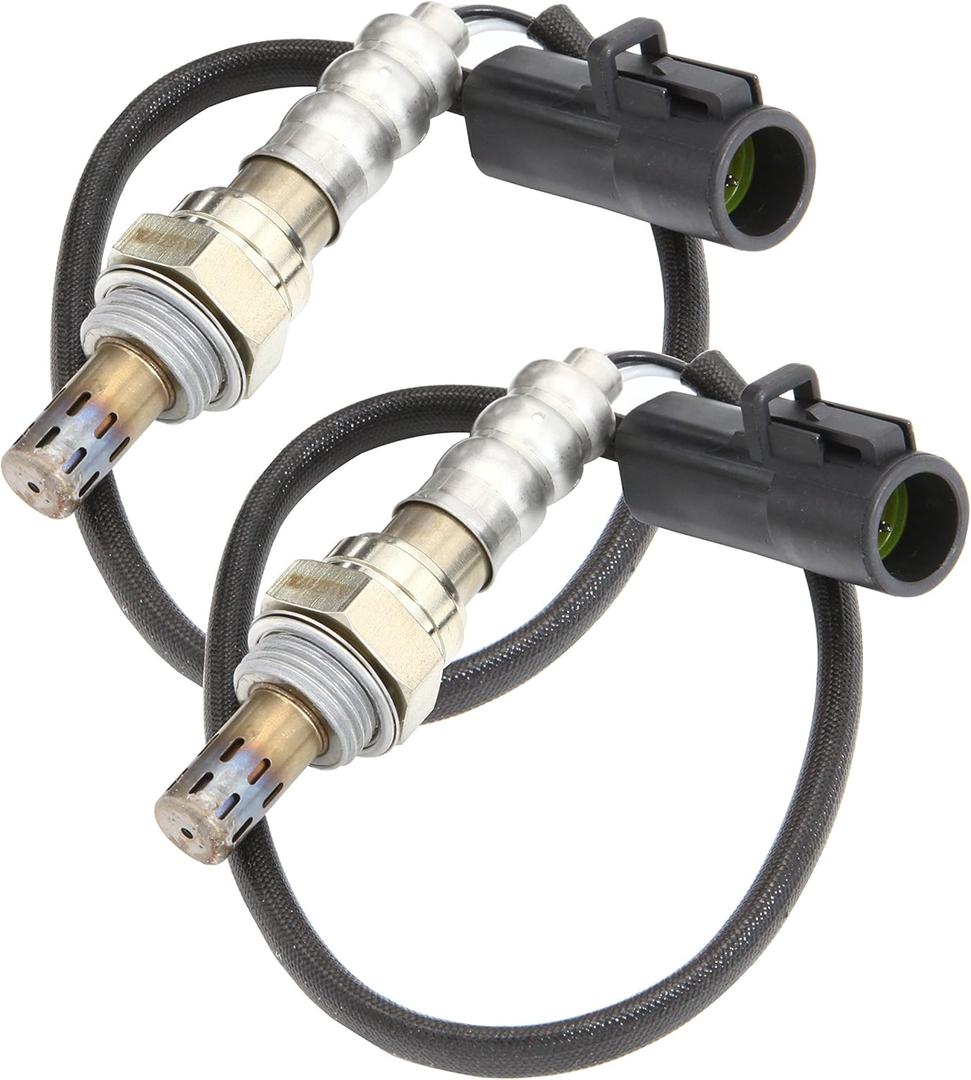 2PCS Oxygen Sensor O2 Sensor Front Rear Upstream Downstream for Ford, Lincoln, Mercury & Mazda - Ranger, Mustang, Expedition, Explorer, Escape, F150, Tribute Compatible with Bosch 15717