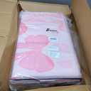 Shellwei Vinyl Nap Mat for Kids Preschool Daycare 52 x 20 x 1'' Kids Sleeping Folding Rest Mat for Toddler Boys Girls Baby Classroom Home Travel(Pink Bow)