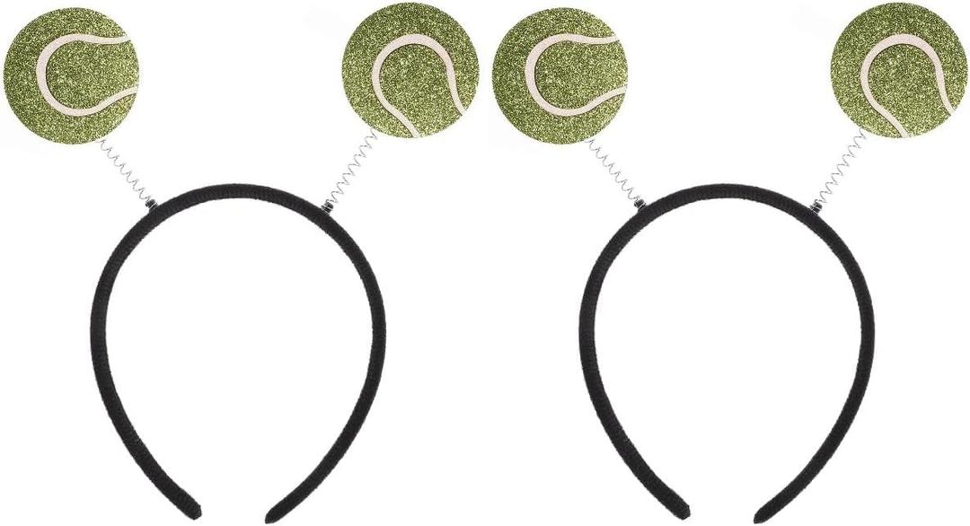 Garneck Tennis Headband Party Headband with Spring Ball Decorative Hair Accessory for Sports Events And Fitness