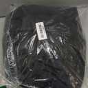 Softalker Rectangle Tablecloth Waterproof & Stain Resistant Table Cloth Wrinkle Free Fabric Washable 210GSM Polyester Table Cover for Dining/Party/Buffet/Wedding - 60 x 120 inch, Black