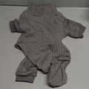 Dog Sweaters for Large Dogs Turtleneck Knitted Pet Clothes Solid Color Puppy Sweater Warm Dog Sweater(Grey&L)