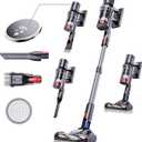 Silino Cordless Vacuum Cleaner 250W/25Kpa, Stick Vacuum Cleaners for Home with 40 Mins Max Runtime Rechargeable Powerful Suction Handheld Vacuum for Home, Hard Floor, Carpet, Shutters, Pet Hair, Car