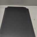 5pcs Shelf Liners of Wire Shelf System,16 x 36 inch Plastic Shelf Liners Mats for Wire Shelving (Rolled,Grey) (Gray)