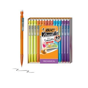 BIC Xtra Smooth Mechanical Pencil, 0.7 mm Medium Point, Refillable and Retractable, 40-Count Pack(2 pcs)