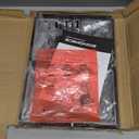 SONGMICS Spice Racks, Set of 2 Metal Cabinet Shelf Organizers, Countertop Organizers, Shelf Risers, Stackable, Expandable, Brown UKCS01BR