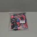 MCEDAR Women's Plus Size Chiffon Blouse Short Sleeve Split V Neck Floral Casual Summer Dressy Work Tops, XL