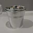 Galvanized Metal Flower Pot
