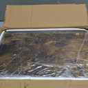 IBUYKE 5Tier Tall Bookshelf,SShaped Geometric Bookcase, Wood Display Shelves with Storage,Industrial Bookshelf for Living Room Bedroom, Home Office, Rustic Brown WBC015H