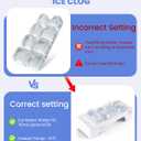 Upgraded W11700250 W11359448 W11546935 W11633658 Ice Maker Assembly Compatible with Whirlpool Kenmore Amana Maytag, Replaces AP7019172 | Set Refrigerator Water Supply to 110ml to Avoid Ice Clumping