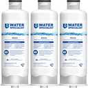 Waterspecialist DA97-17376B Replacement for Samsung HAF-QIN/EXP, HAF-QIN, RF28T5001SR, DA97-08006C, RS27T5200SR, RF28R7351SG, RF24R7201SR, RF27T5201SR, WS645A, Refrigerator Water Filter (Pack of 3)