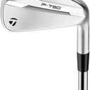 TaylorMade 2025 P790 Irons Golf Club Set, Premium Forged Feel, Larger Sweet Spot, Improved Gapping, Players Distance, 4-PW 7 Piece,  26.5 degrees, Right Handed, 4-Iron, 5-Iron, 6-Iron, 7-Iron, 8-Iron, 9-Iron, Pitching Wedge (PW) 