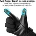 INBIKE Winter Gloves Men Women with Upgrade Windproof Fabric for Running Cycling Jogging (X-Large)