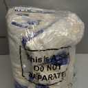 Sanwuta 30 Pcs Canvas Tote Bags Bulk with Zipper Cosmetic Pouch 18.5" Reusable Cotton Shopping Bag with Handle for DIY Craft (Navy Blue)