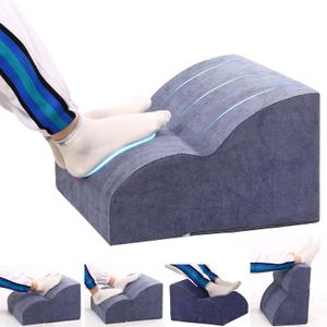 Foot Rest for Under Desk at Work.Multifunctional 3-Tier Foot Stool,with Washable Footrest.for Under Desk,Office Chair Gaming Chair & Sofa,Leg Elevation Pillow,Supports Posture-Light Blue