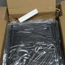 Refrze Shoe Rack for Front Door Entrance, 4 Tier Height-Adjustable Metal Shoe Rack, Sturdy Wooden Top and Tiltable Steel Frame Heavy Duty Shoe Organizer for Bathroom,Bedroom,KitchenInclude Hook (4-Tier (11.8"D x 29.1"Wx 30.7"H), Brown + Black)