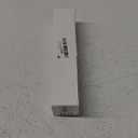 Cosmas 5 Pack 6377BB-C Brushed Brass Cabinet Hardware Square Knob with Clear Glass - 1-3/8" Squared