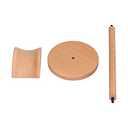 ZPLKKYGR Headphone Stand Beech Unique Shape Portable Stable Headset Holder Hanger Display Rack