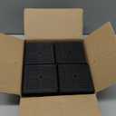 Bed Risers 1 inch, 2 inch, 3 inch, 4 inch Heavy Duty, Adjustable Furniture Riser for Table Desk Couch Sofa Chair Recliner Leg Frame Dorm, Stackable Bed Raisers Blocks (Black 12 Pack, 1 inch)