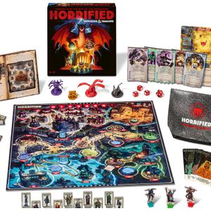 Ravensburger Horrified Games Dungeons & Dragons Strategy Board Game Boost Critical Thinking & Teamwork Cooperative Gameplay Unique Monster Challenges 1 to 5 Players Adults & Kids 10+