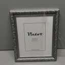 VictoR 8x10 Picture Frame Rubens Black Silver - Picture Frames 8x10 - with Shutterproof Acrylic Glass - Antique - Black 8 by 10 - only for hanging