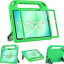 BMOUO Kids Case for Samsung Galaxy Tab A11+ Plus 11 2026/A9+ Plus 2023 11 inch Tablet, with Screen Protector, Shockproof Lightweight Stand Handle Galaxy Tab A11 Plus/A9 Plus Case for Kids, Green