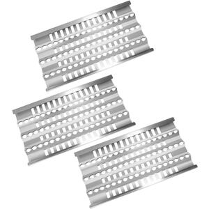 Kalomo 18 5/8" Stainless Steel Grill Heat Plates Heat Shield Burner Cover Tent Flame Tamer, DCS Radiant Tray BBQ Gas Grill Replacement Parts Repair Kit for DCS 36EBQAR, 27FSBQ, DCS48D-BQN, BGB30-BQRL