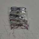 Kerecsen Reading Glasses 5 Pairs Fashion Ladies Readers Spring Hinge with Pattern Print Eyeglasses for Women (Mix Color -2, 1.75)