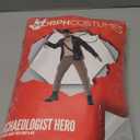 Morph Archaeologist Costume Adult Halloween Costumes For Mens Action Explorer Dress Up (Large)