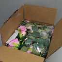 Teldrassil 4Pcs(26 FT) Artificial Rose Vine Fake Flower Garland Fake Silk Rose Hanging Vine for Wedding Party Background Arch Garden Background Decoration (Purplish Red)