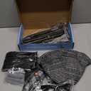 Kids 100 Days of School Dress Up Costume for Boys, Old Man Costume for Kids 5 6 7 8, Old Person Costume for Kid, 9 PCS Grandpa Dress Up Accessories with Hat, Glasses, Mustache, Cane