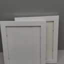 [2-Pack] Kids Art Frames, 8.5x11 Front Opening Kids Artwork Frames Changeable, White Artwork Display Storage Frame for Wall, Holds 50 Pcs, for 3D Picture, Crafts, Hanging Art, Portfolio