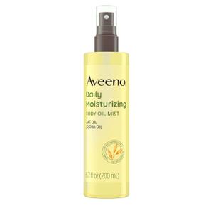 Aveeno Daily Moisturizing Body Oil, Body Mist for Dry Skin with Oat Oil and Jojoba Oil, Nourishing Body Spray with a Hypoallergenic Formula, 6.7 FL OZ (6.7 Fl Oz (Pack of 1))