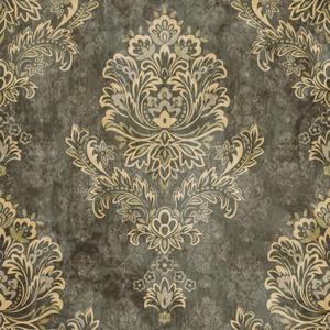 Grey Vintage Floral Peel and Stick Wallpaper for Bedroom - French Textured Damask Removable Self-Adhesive Contact Paper 17.7 in x 118 in Renter Friendly Classic Non-Woven for Living Room Farmhouse (Gray)
