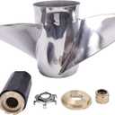 Impeller 48-8M0151384 Compatible with Mercury Tempest Plus Propeller 14 5/8 x 23 Pitch Right Hand