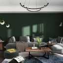 VEELIKE Thick Dark Green Peel and Stick Wallpaper Vintage Green Wallpaper for Bedroom Bathroom 24''x354'' Self Adhesive Green Contact Paper for Moody Accent Walls Kitchen Cabinets Furniture Vinyl Wrap