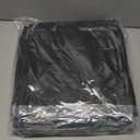 10 Pack 40-inch Garment Bags for Travel, Garment Bags for Hanging Clothes with Zipper and Visible Transparent Window, Black