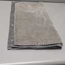 GIGIZAZA Silver Grey Velvet Decorative Throw Pillow Covers 20x20 Square Couch Sofa Pillow Covers Pack of 2