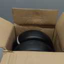 MaxAuto 11x4.00-5 Lawn Mower Tires, 11x4-5 wheel and tire, 11x4x5 Front Smooth Flat Free Tire Assembly Compatible with John Deere/Cub Cadet, 3.4"-5" Centered Hub 3/4" Bushings, 2 Pack