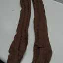 Suhine Women Fleece Lined Thigh High Sock over Knee Cable Knit Boot Sock Extra Long Winter Warm Thermal Stocking Leg Warmer (Brown)