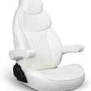 Leader Accessories High Back Luxury Reclining Pontoon Captain's Chair Bucket Boat Seat Yacht Seat with Armrests