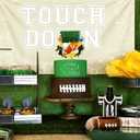 3 x Football Acrylic Birthday Cake Topper Cheer to Rugby Touchdown Cake Decorations for Football Tailgates Sport Themed Game Day Party Supplies