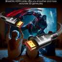 Highwings Long HDMI Cable 25FT, 8K 4K HDMI 2.1 Cord Ultra High Speed[48Gbps 8K@60Hz 4K@120Hz], Heavy Duty, Flexible,Braided, eARC, HDCP 2.2&2.3, HDR 10-Compatible with HDTV,Projector,Monitor and More