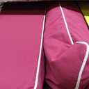 MIULEE Hot Pink Outdoor Seat Cushion 24x24 Set of 4 Waterproof Cushions